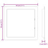 vidaXL Pannelli di Accesso 2 pcs Bianco 15 x 15 x 2 cm Plastica ABS