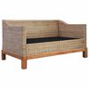 vidaXL Set di Divani 2 pz con Cuscini in Rattan Naturale