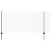 vidaXL Recinzione Euro con palo 25 x 1 m Acciaio rivestito in PVC Rete