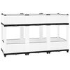 vidaXL Fioriera Rialzata 120x40x71 cm in Polipropilene