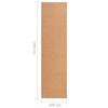 vidaXL Tappeto Lungo in BCF Beige 100x400 cm