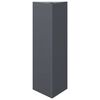 vidaXL Fioriera da Giardino Antracite Triangolare 30x26x75 cm Acciaio