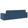 vidaXL Divano letto 200cm Blu navy Tessuto
