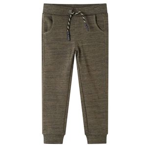 Pantaloni Tuta per Bambini Cachi Scuro Mélange 104
