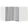 vidaXL Armadio pensile Grigio Sonoma e Bianco 57 x 57 x 40 cm