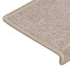 vidaXL Tappetini per scale 30 pz 65x21x4 cm Talpa Bordo rettangolare