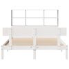 vidaXL Letto Libreria senza Materasso Bianco 120x200 cm Legno di Pino