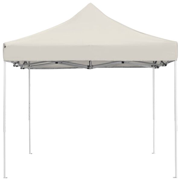 vidaXL Gazebo Professionale Pieghevole in Alluminio 4,5x3 m Crema