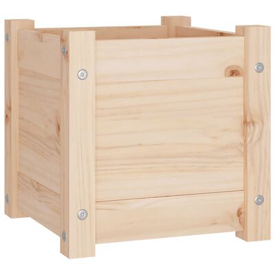 vidaXL Fioriera da Giardino 31x31x31 cm in Legno Massello di Pino