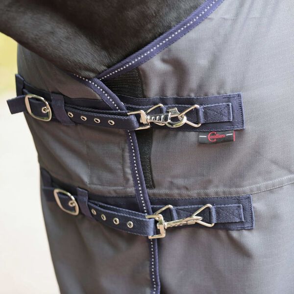 Covalliero Coperta per Cavallo per Esterni RugBe Zero 115 cm Grigia