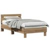 vidaXL Struttura del letto Rovere artigianale 193 x 95 x 88 cm