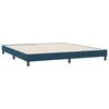 vidaXL Giroletto senza Materasso Blu Scuro 180x220 cm in Velluto