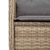vidaXL Panchina da giardino Beige polyrattan