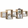 vidaXL Scaffale a Parete Rovere Artigianale 129x18x42 cm in Truciolato