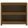 vidaXL Libreria Marrone ambra 80x35x68 cm in Legno Massello di Pino