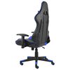 vidaXL Sedia da Gaming Girevole Blu in PVC