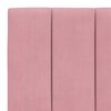 vidaXL Giroletto con LED senza Materasso Hanko Rosa 80x200 cm in Velluto