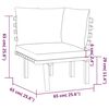 vidaXL Set Divani da Giardino 6 pz con Cuscini in Massello di Acacia