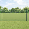 vidaXL Recinzione con Posto Verde 1,2 x 25 m Acciaio e PVC