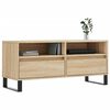 vidaXL Mobile TV Rovere Sonoma 100x34,5x44,5 cm in Legno Multistrato