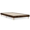 vidaXL Giroletto senza Materasso Rovere Fumo 90x190 cm in Truciolato