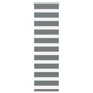 vidaXL Tenda a Rullo Zebra Larghezza Tessuto 45,9 cm Poliestere