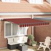 vidaXL Tenda Retrattile arancione e marrone 300 x 250 cm