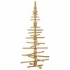 vidaXL Albero di Natale in legno Marrone 180 cm Legno di pino massello