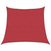 vidaXL Vela Parasole 160 g/m&sup2; Rossa 4/5x4 m in HDPE