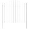 vidaXL Recinzione per Giardino WOERDEN 7 pz 170 x 165 cm Bianco