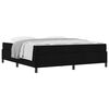vidaXL Letto a molle Nero 180 x 200 cm Tessuto