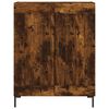 vidaXL Credenza Rovere Fumo 69,5x34x180 cm in Legno Multistrato