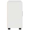 vidaXL Credenza con porta FLORIN Bianco Lucido 88,5 x 30,5 x 55,5 cm