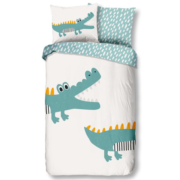 Good Morning Copripiumino Bambini CROCODILE 140x200/220cm Multicolore