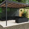 vidaXL Set Divani da Giardino 11 pz con Cuscini in Polyrattan Nero