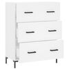 vidaXL Credenza Bianca 69,5x34x90 cm in Legno Multistrato