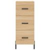 vidaXL Credenza Rovere Sonoma 34,5x34x180 cm in Legno Multistrato