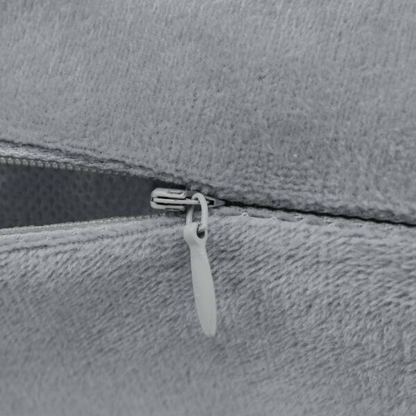 vidaXL Set di Cuscini 2 pz in Tessuto 45x45 cm Grigio