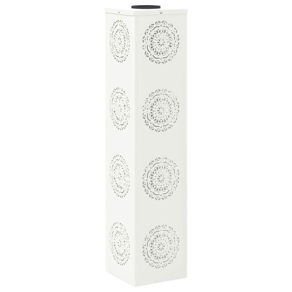 vidaXL Faro LED solare per sentieri 2 pcs Bianco