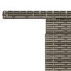 vidaXL Tavolo Giardino Grigio 100x55x73 cm Polyrattan e Legno Acacia