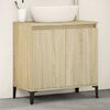 vidaXL Mobile Lavabo Rovere Sonoma 58x33x60 cm in Legno Multistrato