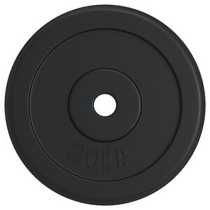 vidaXL Disco per Pesi 20 kg in Ghisa