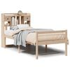 vidaXL Letto Libreria senza Materasso 90x200 cm Legno Massello Pino