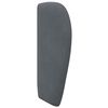 vidaXL Orecchia della Testata Grigio Sfumato 40 x 23 x 6 cm Velluto