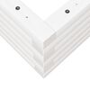 vidaXL Fioriera da Giardino Bianca 70x40x23 cm Legno Massello di Pino