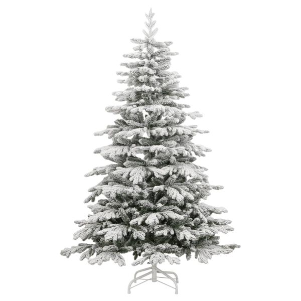 vidaXL Albero Natale Artificiale Incernierato con Neve Fioccata 240 cm