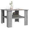 vidaXL Tavolino da Salotto Grigio Sonoma 60x60x42 cm Legno Multistrato