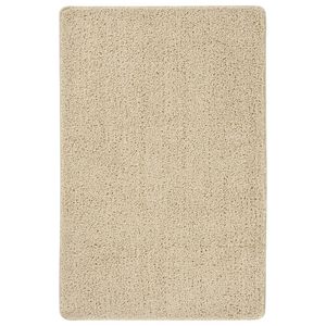 vidaXL Tappeto Shaggy Crema 200x290 cm Antiscivolo