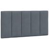 vidaXL Giroletto senza Materasso Hanko Grigio Scuro 100x203 cm in Velluto