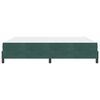 vidaXL Letto a molle con materasso Verde Scuro 180 x 210 cm Tessuto